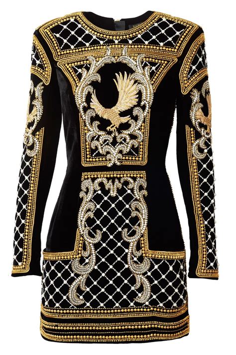 balmain dress replica